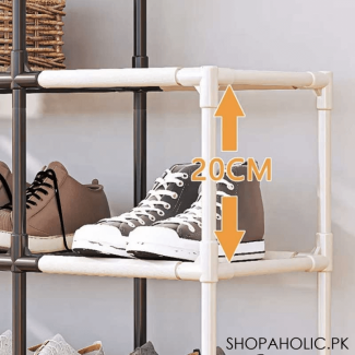 6 Layer Stainless Steel Shoe Rack - Durable, Waterproof, Space-Saving Design Price in Pakistan | LAPTAB