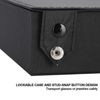 18 Slot Glasses Organizer Case with Soft Lining and Lockable Design Price in Pakistan | LAPTAB