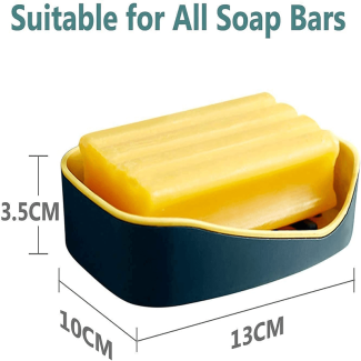 Self-Adhesive Wall-Mounted Soap Dish for Bathroom Organization, Stainless Steel Price in Pakistan | LAPTAB