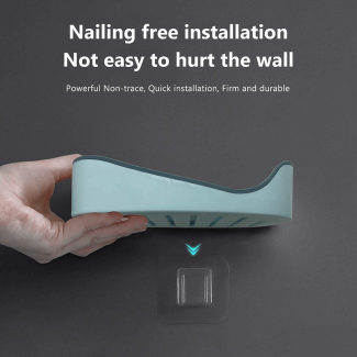 Self-Adhesive Wall-Mounted Soap Dish for Bathroom Organization, Stainless Steel Price in Pakistan | LAPTAB