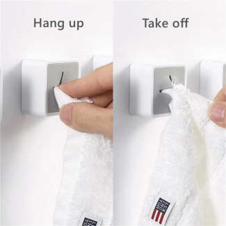 Set of 3 Punch Free Towel Plug Holders - Easy Install, Versatile Use Price in Pakistan | LAPTAB