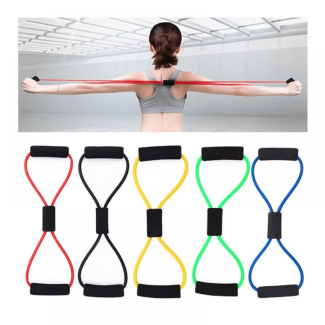 Elastic Pull Yoga Fitness Band - Professional Quality Natural Rubber Resistance Price in Pakistan | LAPTAB