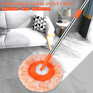 360? Rotatable Adjustable Cleaning Mop with Reusable Microfiber Pads Price in Pakistan | LAPTAB