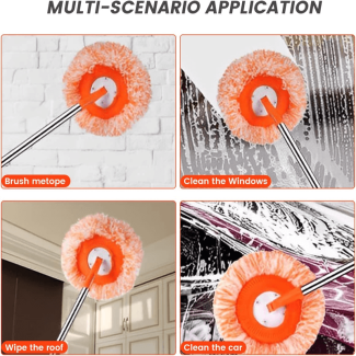 360? Rotatable Adjustable Cleaning Mop with Reusable Microfiber Pads Price in Pakistan | LAPTAB