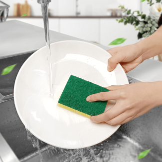 Scrub Sponges 6pc Set - Durable, Non-Scratch Dishwashing Cleaning Sponges Price in Pakistan | LAPTAB