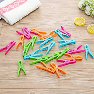 Strong Clothes Clips - Durable and Easy-to-Use Pegs in Blue and Pink Price in Pakistan | LAPTAB