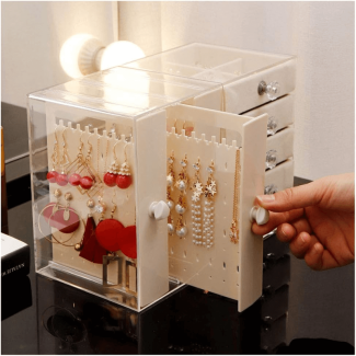 Acrylic 5+3 Jewelry Organizer