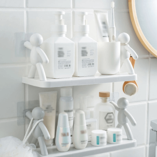 Self-adhesive Character Wall Shelf