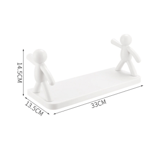 Self-Adhesive Character Wall Shelf for Bathroom and Kitchen Storage Price in Pakistan | LAPTAB