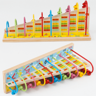 Traditional 10 Bead Wooden Abacus Learning Toy for Kids Price in Pakistan | LAPTAB