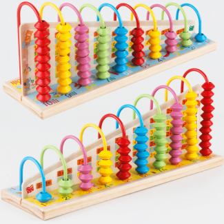 Traditional 10 Bead Wooden Abacus Learning Toy for Kids Price in Pakistan | LAPTAB