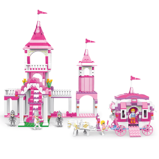 COGO DIY Princess Castle Building Bricks Set for Kids' Creativity and Fun