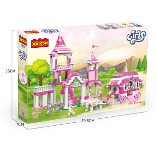 COGO DIY Princess Castle Building Bricks Set for Kids' Creativity and Fun Price in Pakistan | LAPTAB