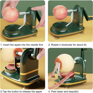 Manual Rotatable Apple Pear Peeling Machine for Easy Fruit Preparation Price in Pakistan | LAPTAB
