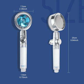 Hydro Jet High Pressure Shower Head with Turbo Fan and Micro-Nozzle Technology Price in Pakistan | LAPTAB
