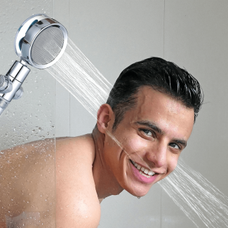 Hydro Jet High Pressure Shower Head with Turbo Fan and Micro-Nozzle Technology Price in Pakistan | LAPTAB