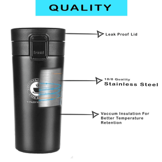 300ML Vacuum Insulated Stainless Steel Tea Coffee Mug with Infuser Price in Pakistan | LAPTAB
