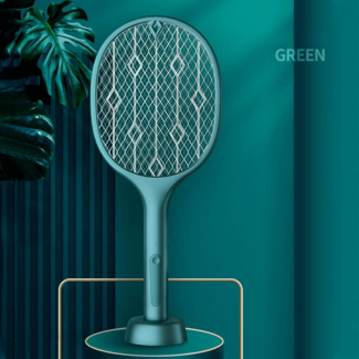 2 in 1 Rechargeable USB Mini Mosquito Swatter with LED and Safety Grids Price in Pakistan | LAPTAB