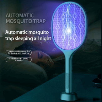 2 in 1 Rechargeable USB Mini Mosquito Swatter with LED and Safety Grids Price in Pakistan | LAPTAB
