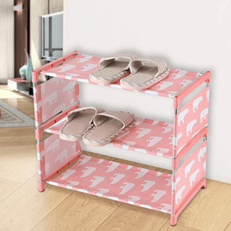 5-Layer Non-Woven Waterproof Shoe Rack - Space-Saving Organizer for 16 Pairs Price in Pakistan | LAPTAB