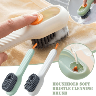 2 pcs Multifunctional Shoe Brush with Liquid Dispensing Box for Cleaning Price in Pakistan | LAPTAB