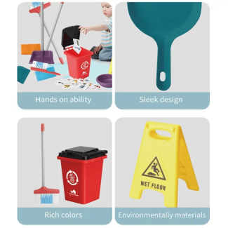 Funny Little Dustman 988-4 Educational Cleaning Toy Set for Kids Price in Pakistan | LAPTAB