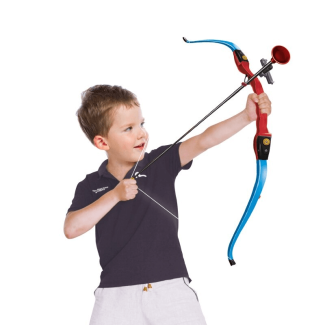 Toy Archery Set for Kids with Infrared Sight and Soft Arrows, 10m Range