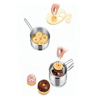 Donut Cake Mold with Dipping Plier - Reusable Non-Stick Baking Tool Price in Pakistan | LAPTAB