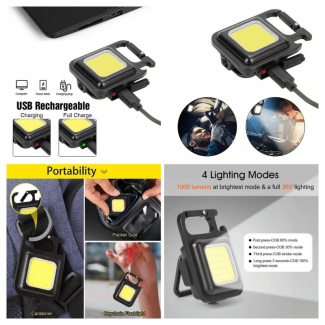 Keychain LED Light with Bottle Opener, Rechargeable, 4 Light Modes Price in Pakistan | LAPTAB