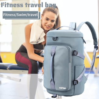 Sports Duffle Backpack with Shoe Compartment - Water-Resistant Gym Bag Price in Pakistan | LAPTAB
