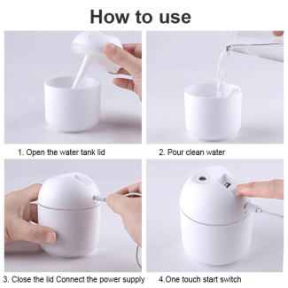 Ultrasonic Mist Maker Humidifier with LED Night Lamp for Home Comfort Price in Pakistan | LAPTAB