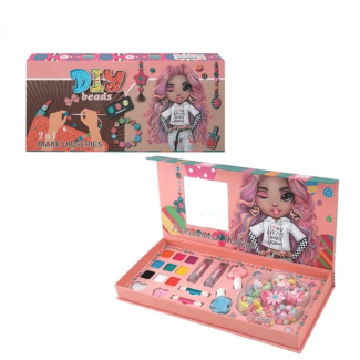 Eyeshadow Palette Makeup & DIY Beading Kit for Creative Learning