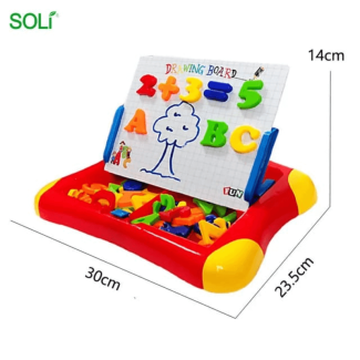 Writing and Drawing Board with Magnetic Letters for Kids, Assorted Colors Price in Pakistan | LAPTAB