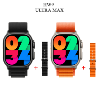 HW9 Ultra Max Smart Watch with 2.2-Inch AMOLED Display and NFC Function Price in Pakistan | LAPTAB