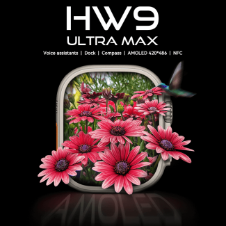 HW9 Ultra Max Smart Watch with 2.2-Inch AMOLED Display and NFC Function Price in Pakistan | LAPTAB