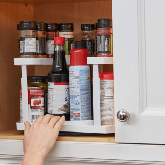 Spice Spinner Two-Tiered Spice Organizer with Dual Spin Lazy Susan Price in Pakistan | LAPTAB