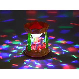 Battery-Operated Carousel Toy with 3D Lights and Music for Kids 2+ Price in Pakistan | LAPTAB