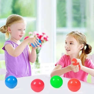 Pack of 3 Soft Wall-Sticking Balls for Stress Relief and Rehabilitation Price in Pakistan | LAPTAB