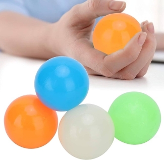 Pack of 3 Soft Wall-Sticking Balls for Stress Relief and Rehabilitation Price in Pakistan | LAPTAB