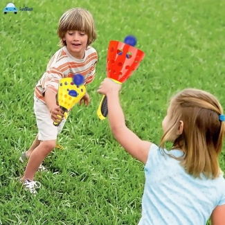 FunBlast Click and Catch Twin Ball Game - Indoor Outdoor Toy Set for Kids Price in Pakistan | LAPTAB