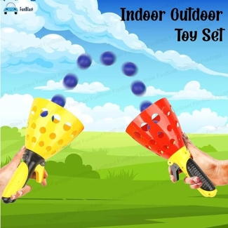 FunBlast Click and Catch Twin Ball Game - Indoor Outdoor Toy Set for Kids Price in Pakistan | LAPTAB