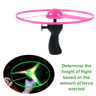 LED Colorful Pull String UFO Toy - Outdoor Night Flying Propeller for Kids Price in Pakistan | LAPTAB