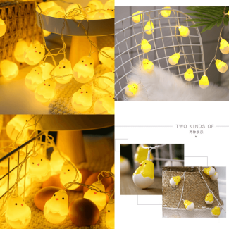 Cute Fairy LED Light String Egg - 10 LED Decorative Lights for Festivals Price in Pakistan | LAPTAB