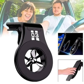Magnetic Air Vent Mount Car Phone Holder with Built-in Air Freshener Price in Pakistan | LAPTAB