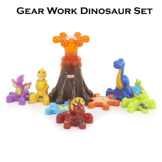 Little Tikes Colorful Gear Works Dinosaur Set with Big Gear Volcano Price in Pakistan | LAPTAB