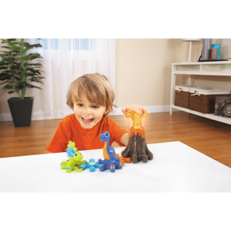 Little Tikes Colorful Gear Works Dinosaur Set with Big Gear Volcano Price in Pakistan | LAPTAB