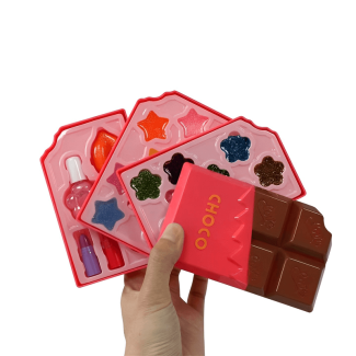 Exquisite Girls Chocolate Cosmetic Makeup Set for Pretend Play Price in Pakistan | LAPTAB
