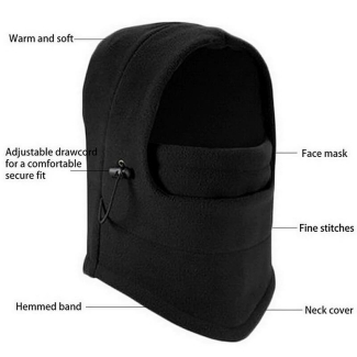 3-in-1 Balaclava Hat Neck Warmer Face Mask Cap for Cold Weather Protection Price in Pakistan | LAPTAB