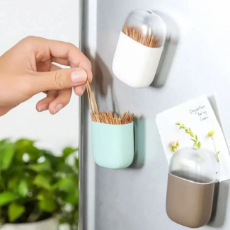 Magnetic Toothpick Holder Case - Cute and Functional Fridge Organizer Price in Pakistan | LAPTAB