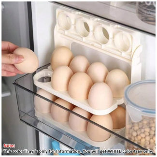 24 Grid Plastic Egg Storage Container for Refrigerator Door Organizer Price in Pakistan | LAPTAB